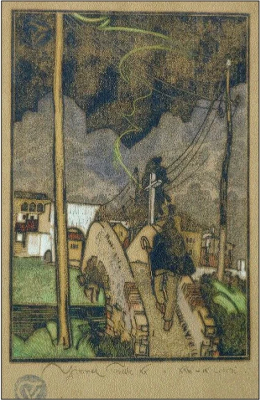 Viandante sul ponte, 1926